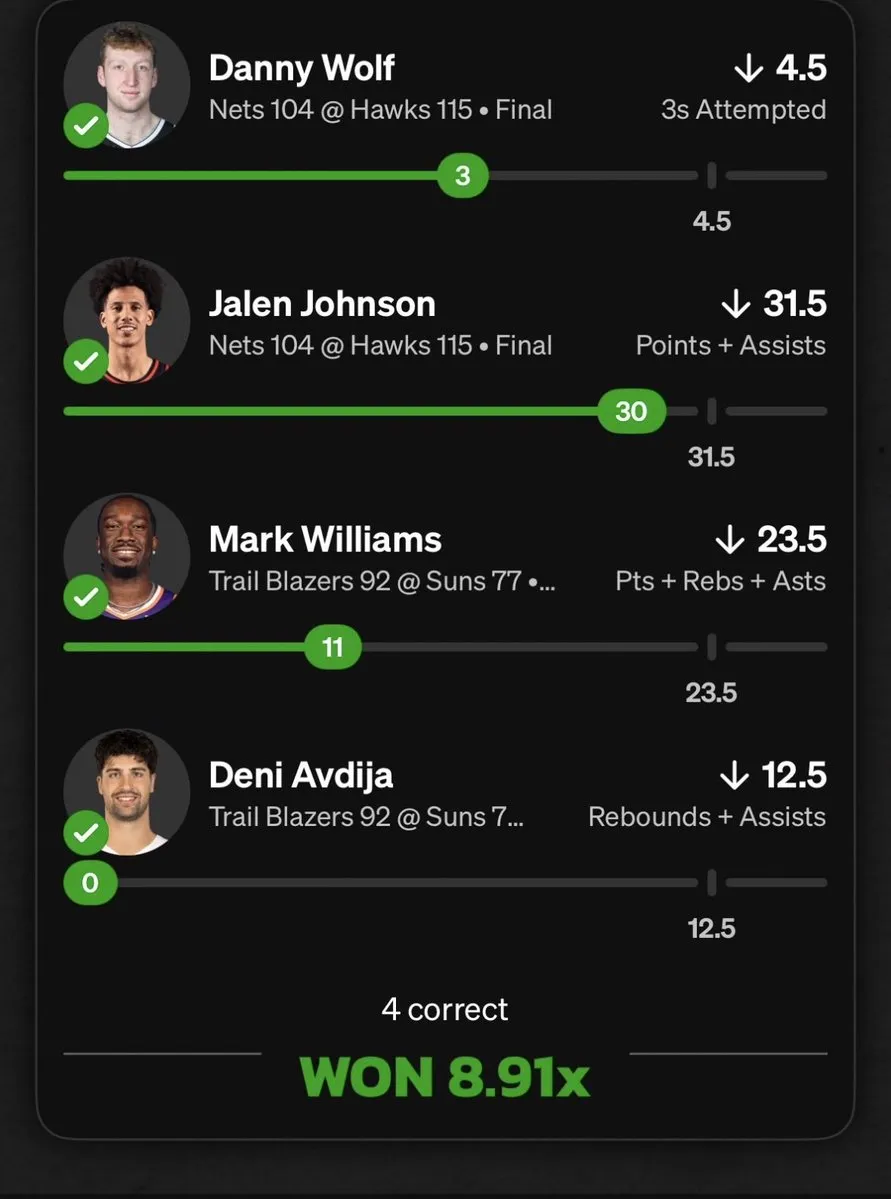 PandaSmush's winning bet